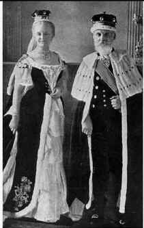 Лорд и леди Кельвин в коронационных одеждах