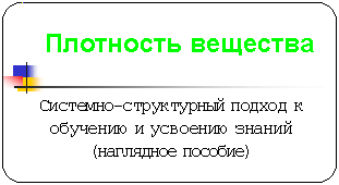 Плотность вещества