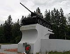Памятник-танк Михаилу Ильичу Кошкину