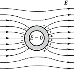 Проводящий шар в электростатическом поле