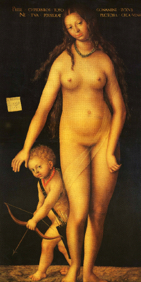 Лукас Кранах Старший. Венера и Амур
